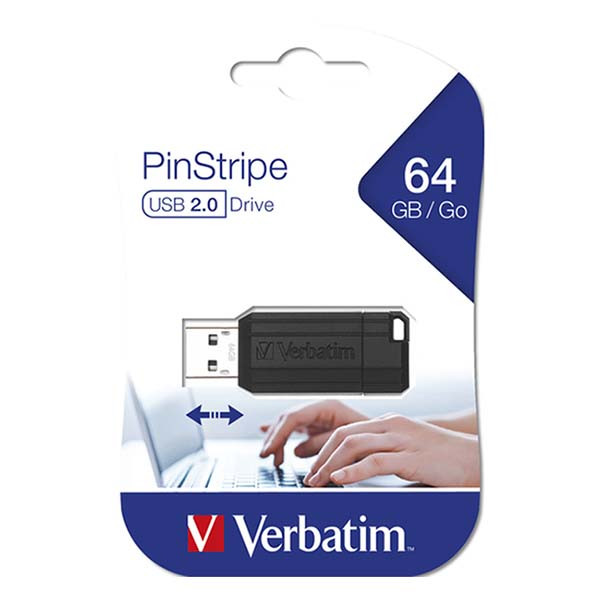 Verbatim USB stick | Verbatim PinStripe | 64 GB (USB A, USB 2.0, Inschuifbaar) 49065 K170302105 - 5