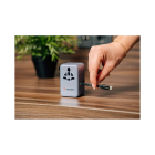 Verbatim Universele reisstekker met USB | Verbatim | Charge n Travel | Wereld naar Wereld | 100W (Uitschuifbaar, 2x USB A, 3x USB C, Paars) 30193 K050801128 - 3