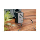 Verbatim Universele reisstekker met USB | Verbatim | Charge n Travel | Wereld naar Wereld | 100W (Uitschuifbaar, 2x USB A, 3x USB C, Zwart) 30191 K050801126 - 3