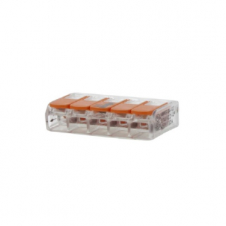 WAGO Lasklem | Wago | 5 polig (tot 4 mm², Herbruikbaar, 25 stuks) 0053086 K180101016 - 1