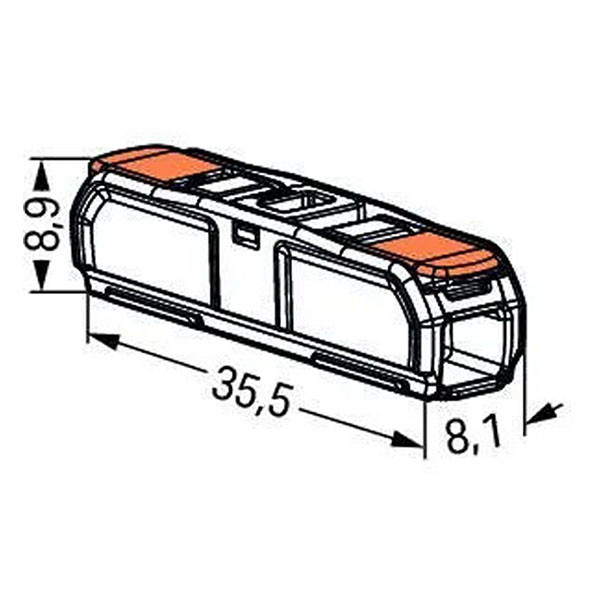 WAGO Lasklemmen | WAGO | 1-polig (0.2 tot 4 mm², 60 stuks) 37168 K100100541 - 2