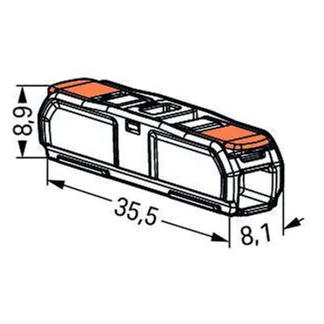 WAGO Lasklemmen | WAGO | 1-polig (0.2 tot 4 mm², 60 stuks) 37168 K100100541 - 2
