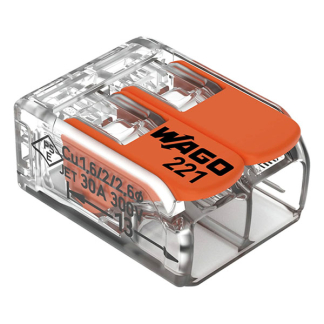 WAGO Lasklemmen | WAGO | 2-polig (Hendel, 0.5 tot 6 mm², 50 stuks) 37157 K100100544 - 1