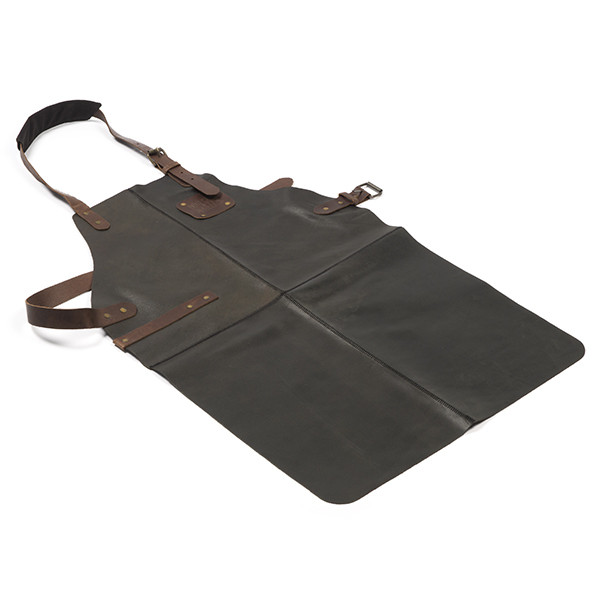 Wavea BBQ schort | Wavea | 80 x 50 cm (100% leer, Zwart) 99060031101 K170130275 - 1