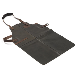 Wavea BBQ schort | Wavea | 80 x 50 cm (100% leer, Zwart) 99060031101 K170130275 - 1