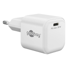 Wentronic USB C snellader | Goobay (30W, 1x USB C, GaN, Power Delivery, Wit) 79153 K120300316 - 1
