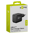 Wentronic USB C snellader | Goobay (30W, 1x USB C, GaN, Power Delivery, Zwart) 79152 K120300315 - 3