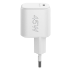Wentronic USB C snellader | Goobay (45W, 1x USB C, Power Delivery, GaN, Wit) 80241 K120300318 - 3