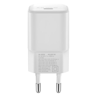 Wentronic USB C snellader | Goobay (45W, 1x USB C, Power Delivery, GaN, Wit) 80241 K120300318 - 4