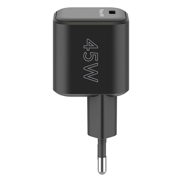 Wentronic USB C snellader | Goobay (45W, 1x USB C, Power Delivery, GaN, Zwart) 80238 K120300317 - 3