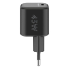 Wentronic USB C snellader | Goobay (45W, 1x USB C, Power Delivery, GaN, Zwart) 80238 K120300317 - 3
