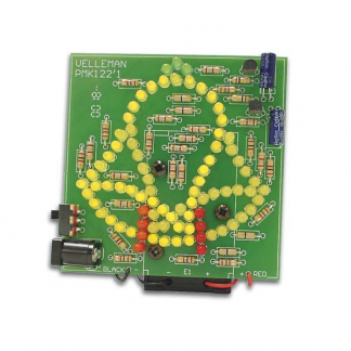 Whadda Soldeerkit | Whadda | Kerstklok (12V, 83 leds, Schakelaar, Batterij) MK122 WSSA122 K100901015