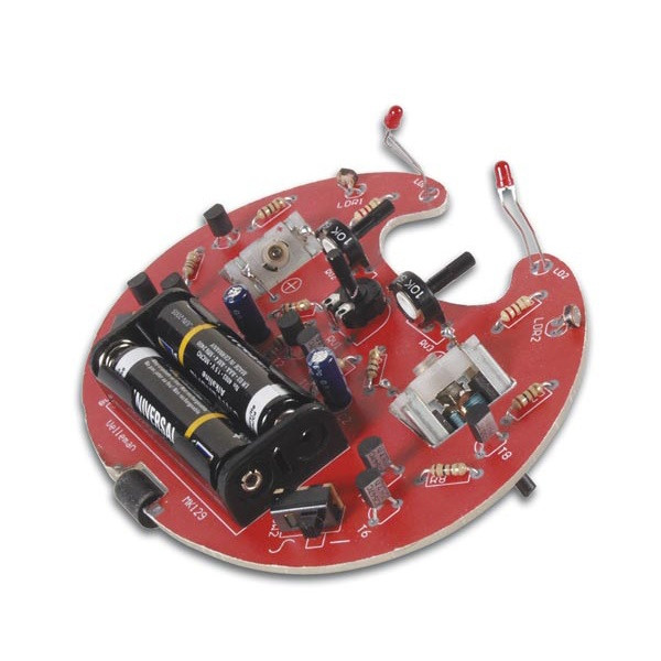 Whadda Soldeerkit | Whadda | Kruipende Microbug (Chassis motoren, leds, Batterijen) MK129 WSAK129 K100901005 - 1