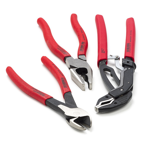 Wiha Tangenset | Wiha | 3 stuks (Kracht-combinatietang, Waterpomptang, Zijkniptang) WH26853 K180106835 - 1