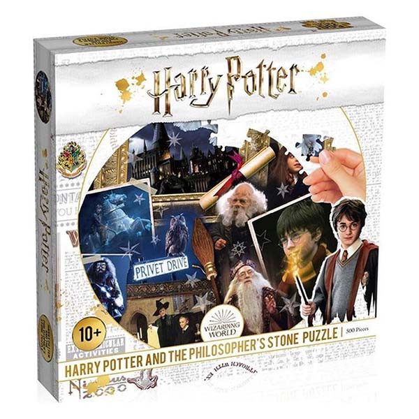 Winning Moves Puzzel | Winning Moves | 500 stukjes | Harry Potter (Ø27 x 0.5 cm, 10 jaar of ouder, Rond) 503690503959 K071000213 - 1