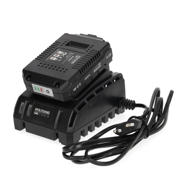 Wolfgang Accu met oplader | Wolfgang (20V, 2000 mAh, Led-indicator) DHZ.WG.0240.035.XX K170116722 - 4