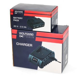Wolfgang Accu met oplader | Wolfgang (20V, 2000 mAh, Led-indicator) DHZ.WG.0240.035.XX K170116722 - 6