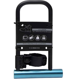 XQMAX Beugelslot fiets | XQMAX | 11 x 22.5 centimeter (U-vorm, Blauw) 8EN000020 K170404396 - 2