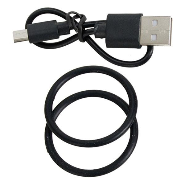 XQMAX Fietsverlichtingset | XQMAX | Set van 2 (USB, LED, 3.7V, 150 mAh, Oplaadbaar) CY8960040 K170106038 - 4