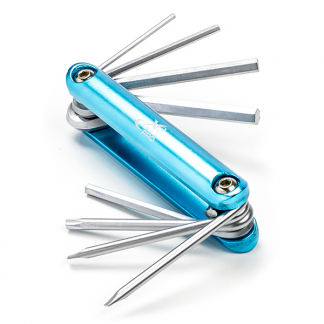 XQMAX Multitool fiets | XQMAX (Inbussleutels, Torx, Kruiskop, Plat, Blauw) 704150080-2 K170404371