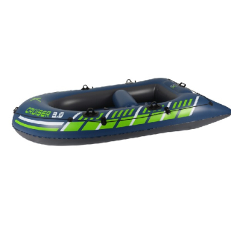 XQMAX Opblaasboot | XQMAX | Cruiser 3.0 (Opblaasbare stoel, 2 persoons, Groen/blauw) 8EY000020 K071000520