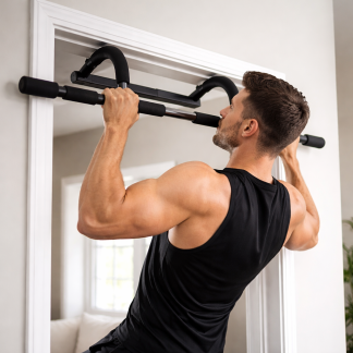 XQMAX Optrekstang | XQMAX | 51 x 9 x 20 cm (Deurkozijn breedte 60 - 80 cm, 100 kg draagvermogen) 8DM000400 K170103361 - 2