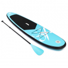 Sup | XQMAX | 285 cm (Anti-slip, Verstelbare peddel, Drukmeter, Max. 100 kg, Blauw)