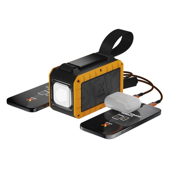 Xtorm Powerbank | Xtorm | 40.000 mAh (2x USB C, 1x USB A, 100W, IP64, Zaklamp, Display, Draagband, Zwart) XR204 K070501327 - 5