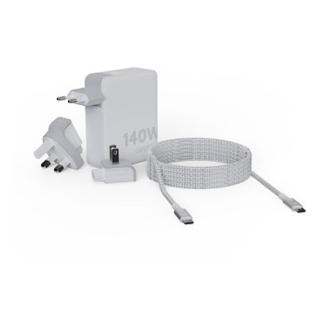 Xtorm Reisoplader | Xtorm | 4 poorten (3x USB C, 1x USB A, Type C, Type G, Type A, 140W, GaN, Wit) XVC2140 K070501329 - 4