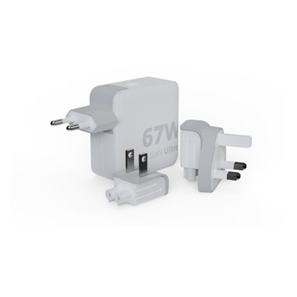 Xtorm Reisoplader | Xtorm | Type A, C en G | 2 poorten | 67W (2x USB C, GaN) XVC2067 K070501328 - 2