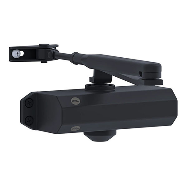 Yale Deurdranger | Yale | Tot 80 kg (Binnen- en buitendeur, Mat zwart) A000430900 K010809886 - 1