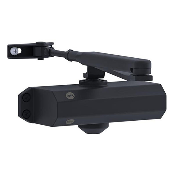 Yale Deurdranger | Yale | Tot 80 kg (Binnen- en buitendeur, Mat zwart) A000430905 K010809888 - 1