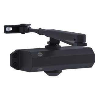Yale Deurdranger | Yale | Tot 80 kg (Binnen- en buitendeur, Mat zwart) A000430905 K010809888