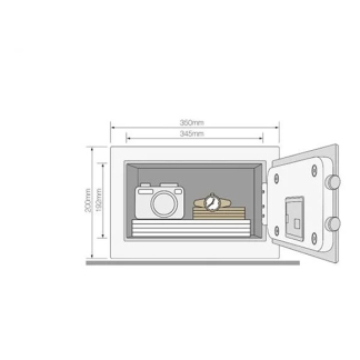 Yale Elektronische kluis | Yale | 20 x 35 x 20 cm A000391715 K170404711 - 5