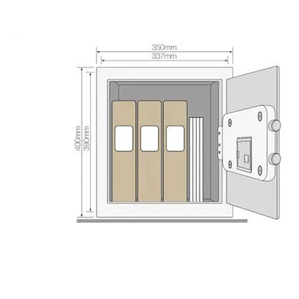 Yale Elektronische kluis | Yale | 40 x 35 x 34 cm (SKG**) A000391712 K170404709 - 3