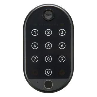 Yale Keypad voor slim deurslot | Yale Home (Batterij, Bluetooth, Deurbelknop, 10 Vingerafdrukken, IP55) A000493031 K010810031