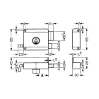 Yale Oplegslot | Yale (DIN links, Staal) 7225120 K010809880 - 2