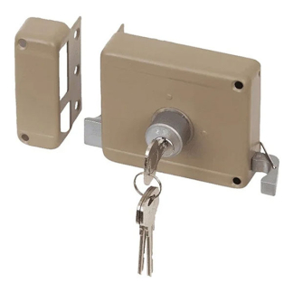 Yale Oplegslot | Yale (DIN rechts, Staal, Losse buitencilinder) 7225108 K010809879