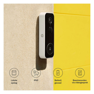 Yale Slimme deurbel | Yale Home (Abonnement vrij, Full HD, Nachtzicht, Bewegingsdetectie, Gespreksfunctie) A000460922 K010810008 - 2