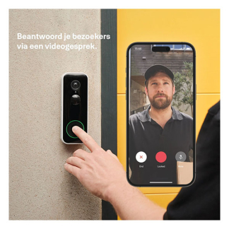 Yale Slimme deurbel | Yale Home (Abonnement vrij, Full HD, Nachtzicht, Bewegingsdetectie, Gespreksfunctie) A000460922 K010810008 - 3