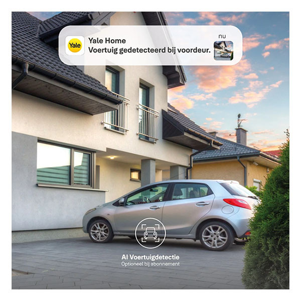 Yale Slimme deurbel | Yale Home (Abonnement vrij, Full HD, Nachtzicht, Bewegingsdetectie, Gespreksfunctie) A000460922 K010810008 - 9