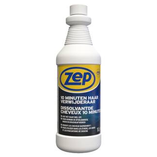 Zep 10 minuten haarverwijderaar | Zep | 1 liter (Snelle werking, Verwijdert haarklompen) 21.380.33 K010809368 - 1