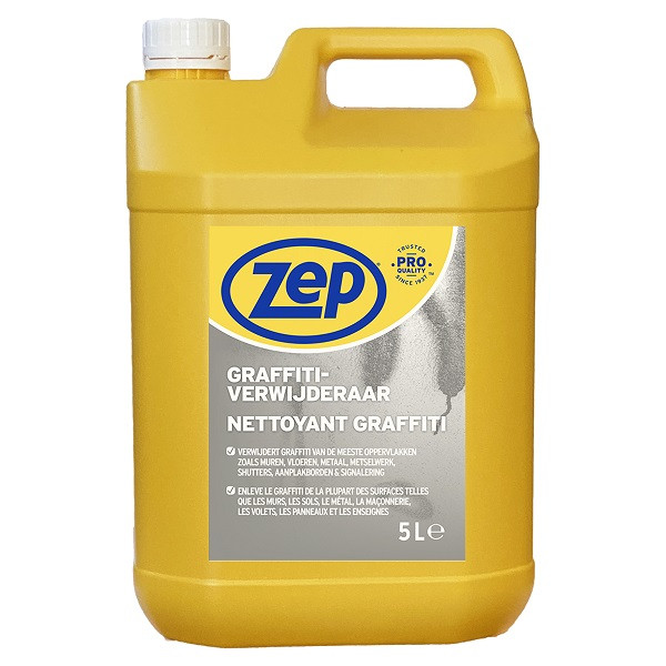 Zep Graffitiverwijderaar | Zep | 5 liter (Gelformule, Snel resultaat) 21.380.55 K010830216 - 1