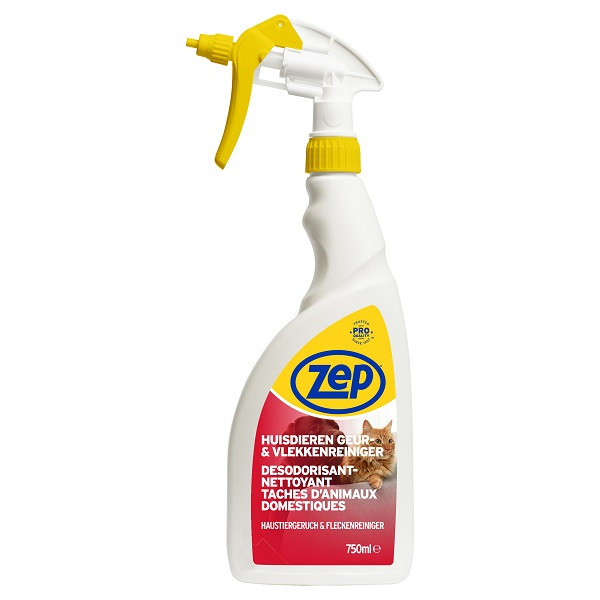 Zep Huisdieren geur- en vlekkenreiniger | Zep | 750 ml (Gebruiksklare spray, Snelle werking) 21.380.85 K010830242 - 1