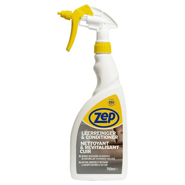 Zep Leerreiniger | Zep | 750 ml (2-in-1 formule, Voor alle soorten leer, Uv-beschermend) 21.380.78 K010830238 - 1