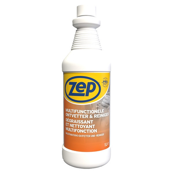 Zep Ontvetter | Zep | 1 liter (Krachtige formule, Multifunctionele ontvetter en reiniger) 21.380.47 K010830209 - 1