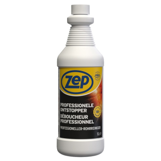 Zep Professionele ontstopper | Zep | 1 liter (Gebruiksklaar, Speciaal voor keukens) 21.380.34 K010809365 - 