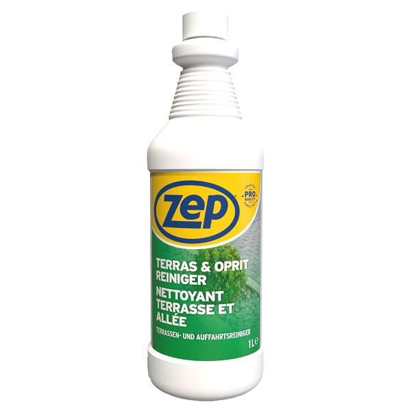 Zep Terrasreiniger | Zep | 1 liter (Geconcentreerde formule, Voor terrassen en opritten) 21.380.50 K010830211 - 1