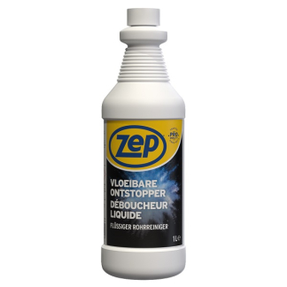Zep Vloeibare onstopper | Zep | 1 liter (Voor keuken en badkamer) 21.380.86 K010830243 - 1