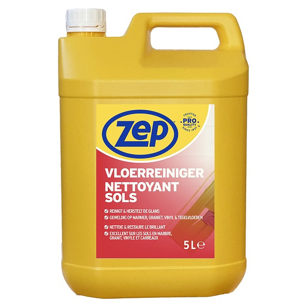 Zep Vloerreiniger | Zep | 5 liter (Geconcentreerde formule, Reinigt en herstelt) 21.380.61 K010830222 - 1